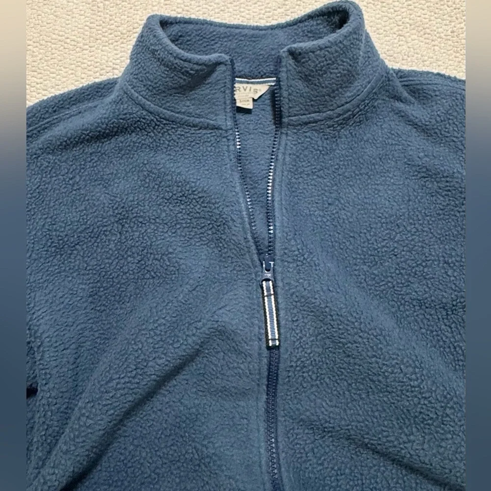 Orvis Men’s S Full Zip Heavyweight Fleece Jacket Blue